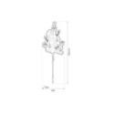 Mini choinka zielona LED ML2407