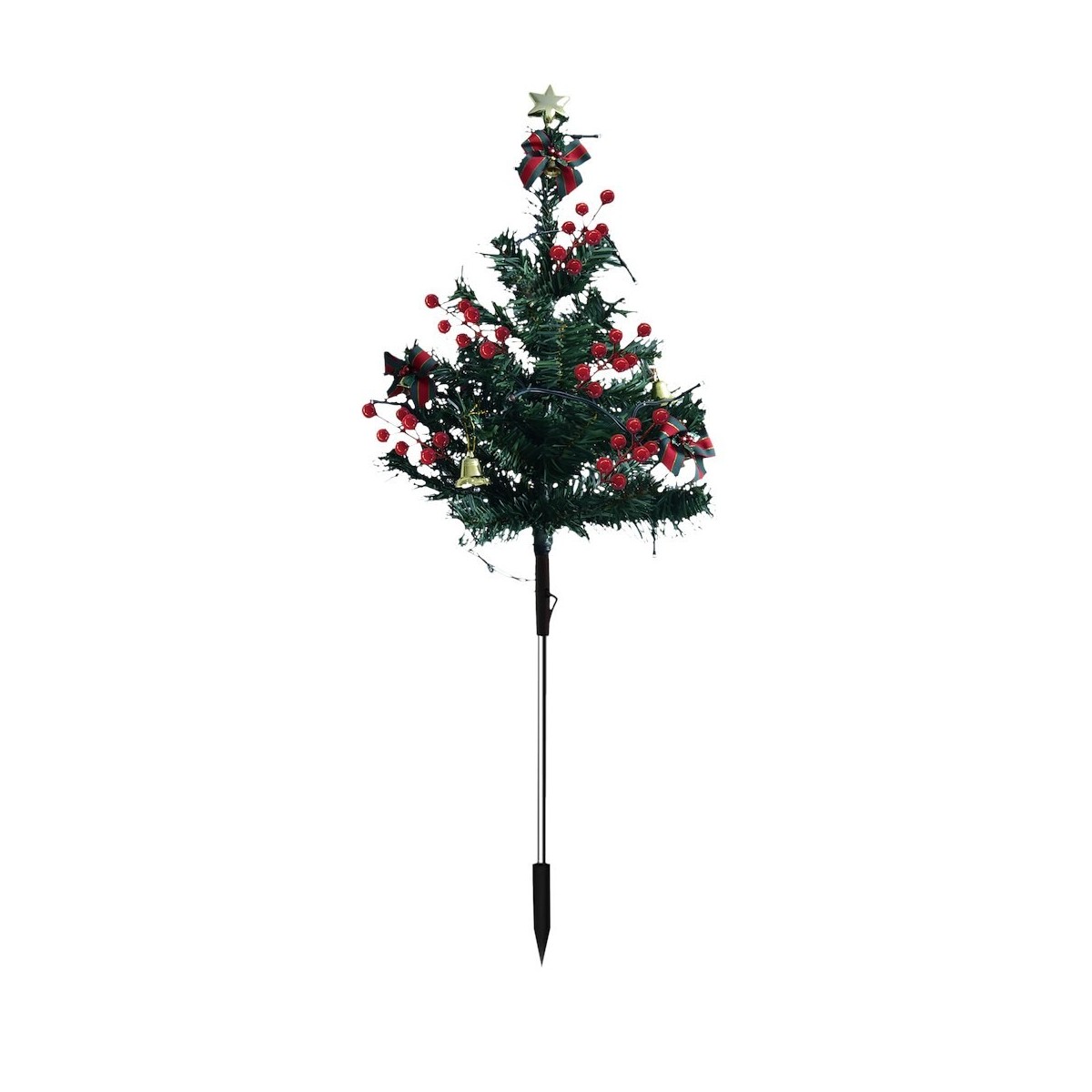 Mini choinka zielona LED ML2407