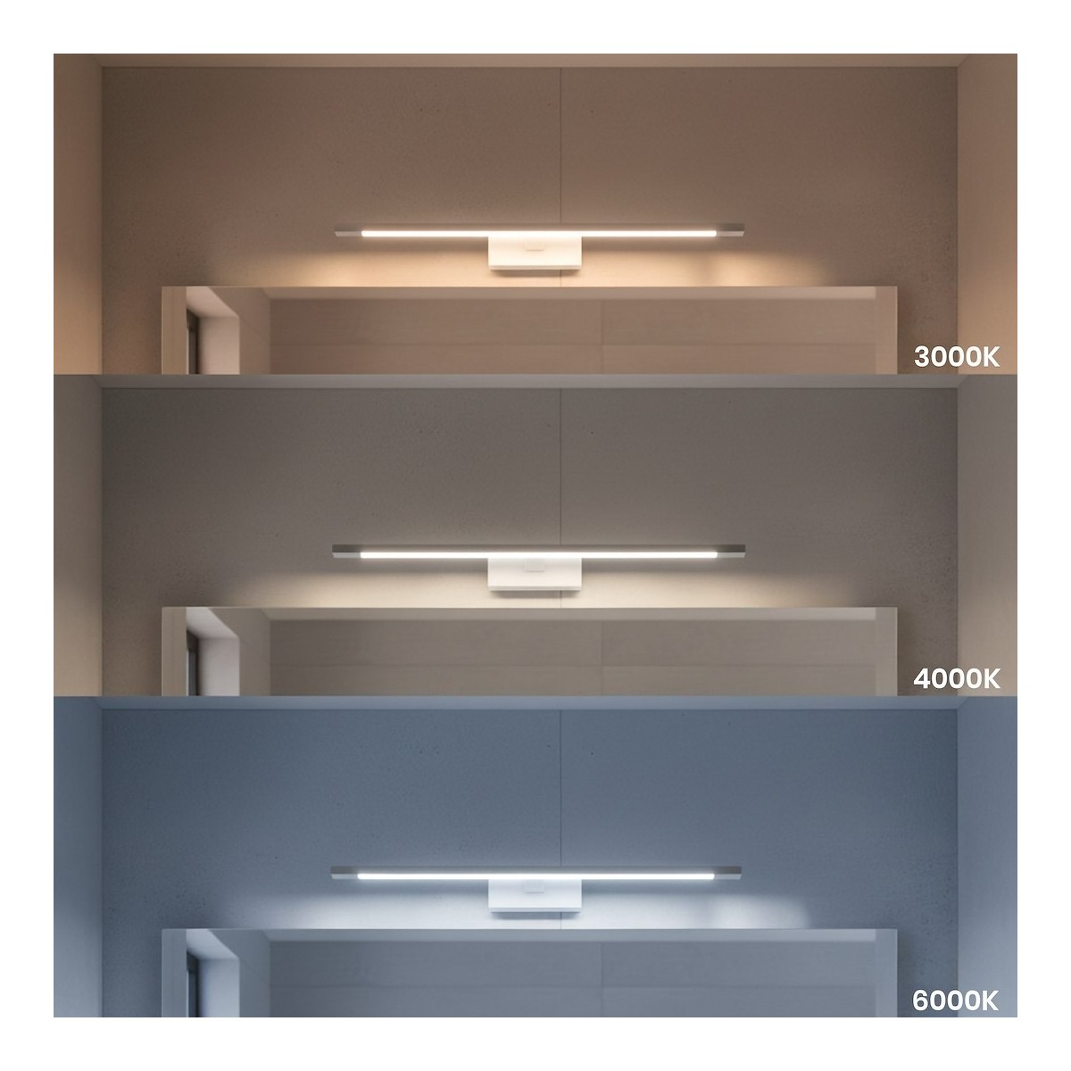 MiLagro ML2038 biały kinkiet LED 60 cm