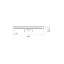 MiLagro ML2038 biały kinkiet LED 60 cm