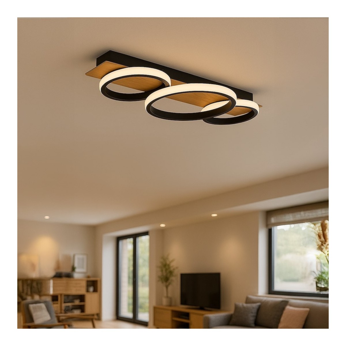 MiLagro ML2060 lampa sufitowa LED ROWENA