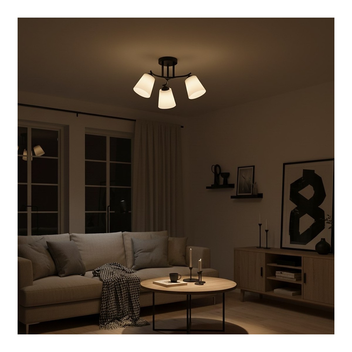 MiLagro ML2257 lampa sufitowa Pafos