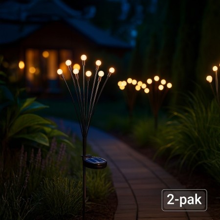 MiLagro EKO2496 lampy solarne LED 2 szt