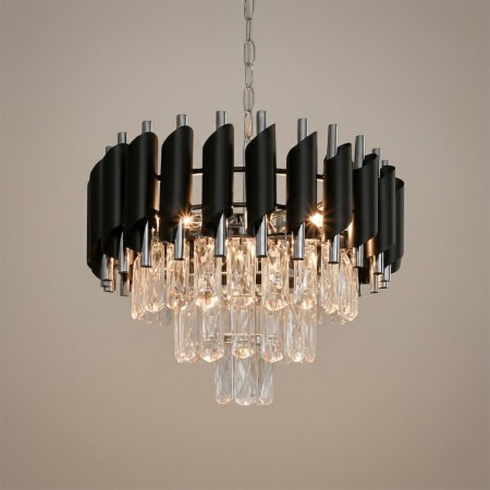 MiLagro ML2519 żyrandol Cristal Chrome żyrandol z kryształami Glamour