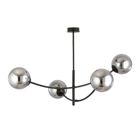 grafitowa LAMPA SUFITOWA  HUNTER 4 BLACK/GRAFIT