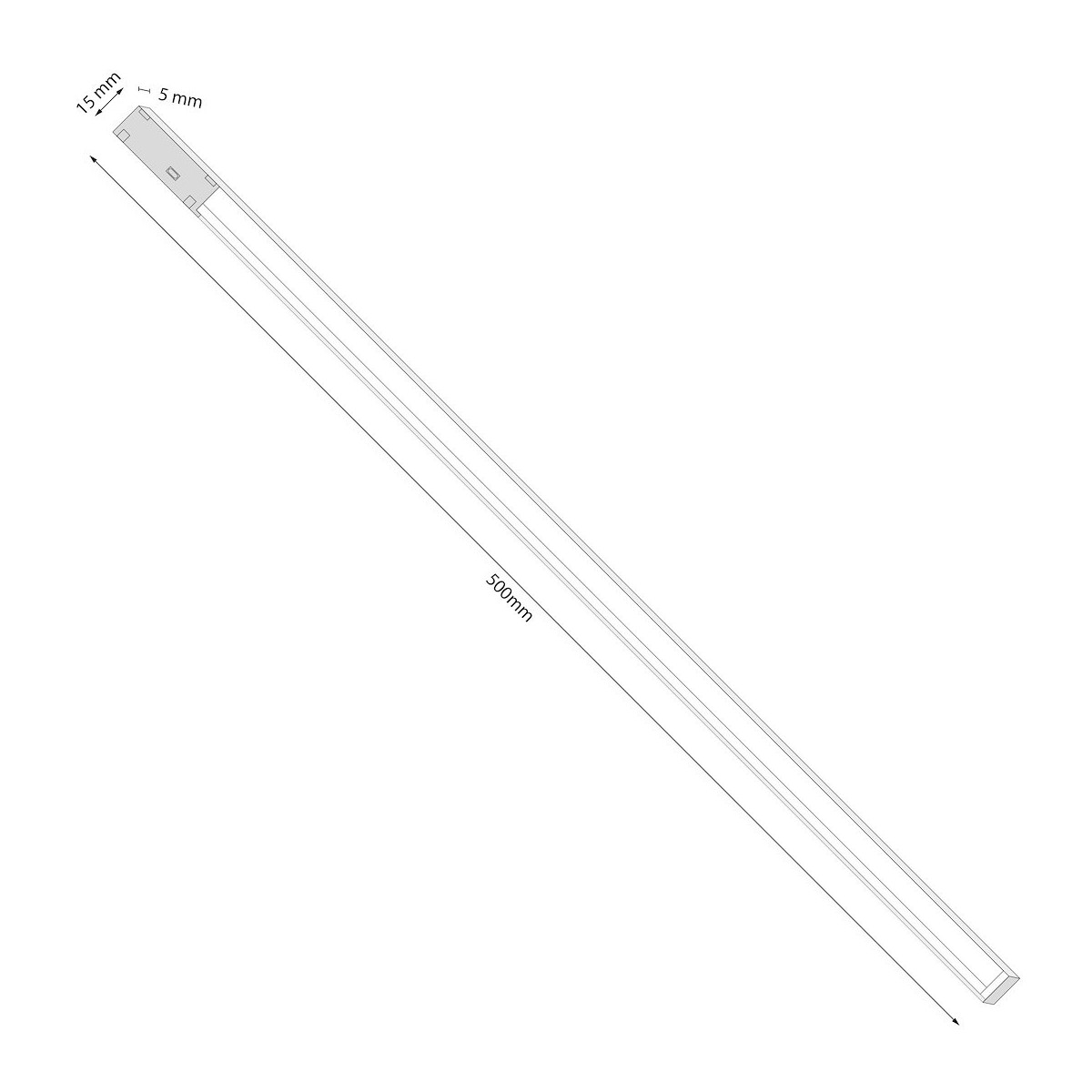 Magnetic Track line 5mm 5W CCT 48V