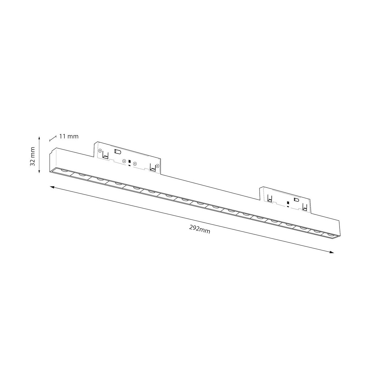 Magnetic Track 5mm 10W CCT 48V