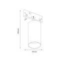 Magnetic Track 5mm 10W CCT 48V