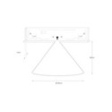 Magnetic Track Cone 5mm 7W CCT 48V