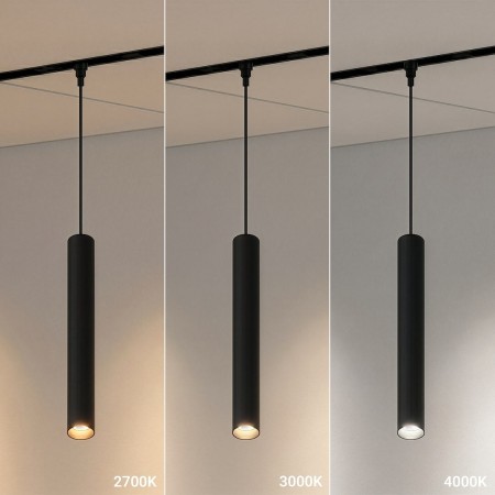 Magnetic Track Pendant Tube 5mm 7W CCT 48V