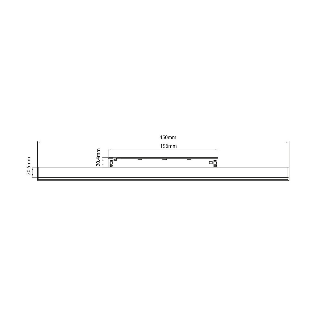 Magnetic Track 10mm 15W CCT 48V