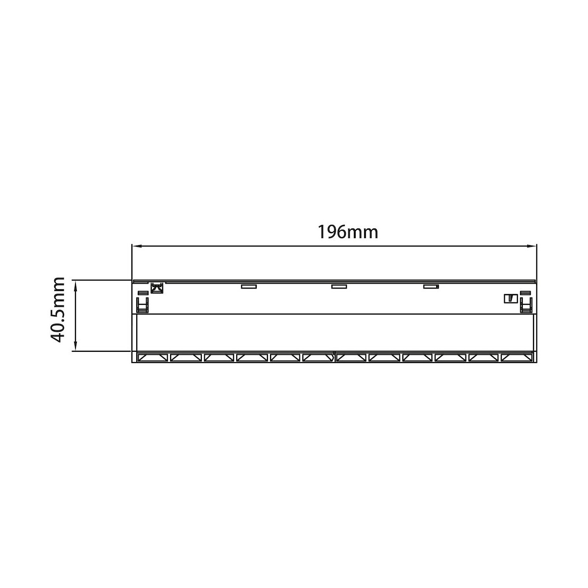 Magnetic Track 10mm 12W CCT 48V