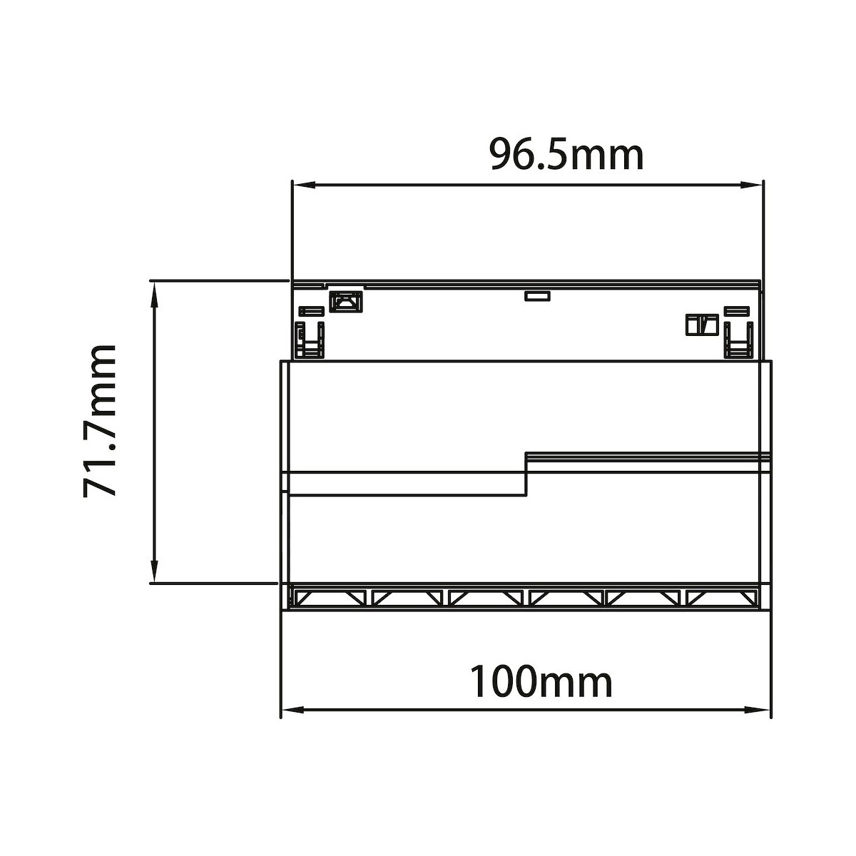 Magnetic Track 10mm 6W CCT 48V