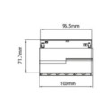 Magnetic Track 10mm 6W CCT 48V