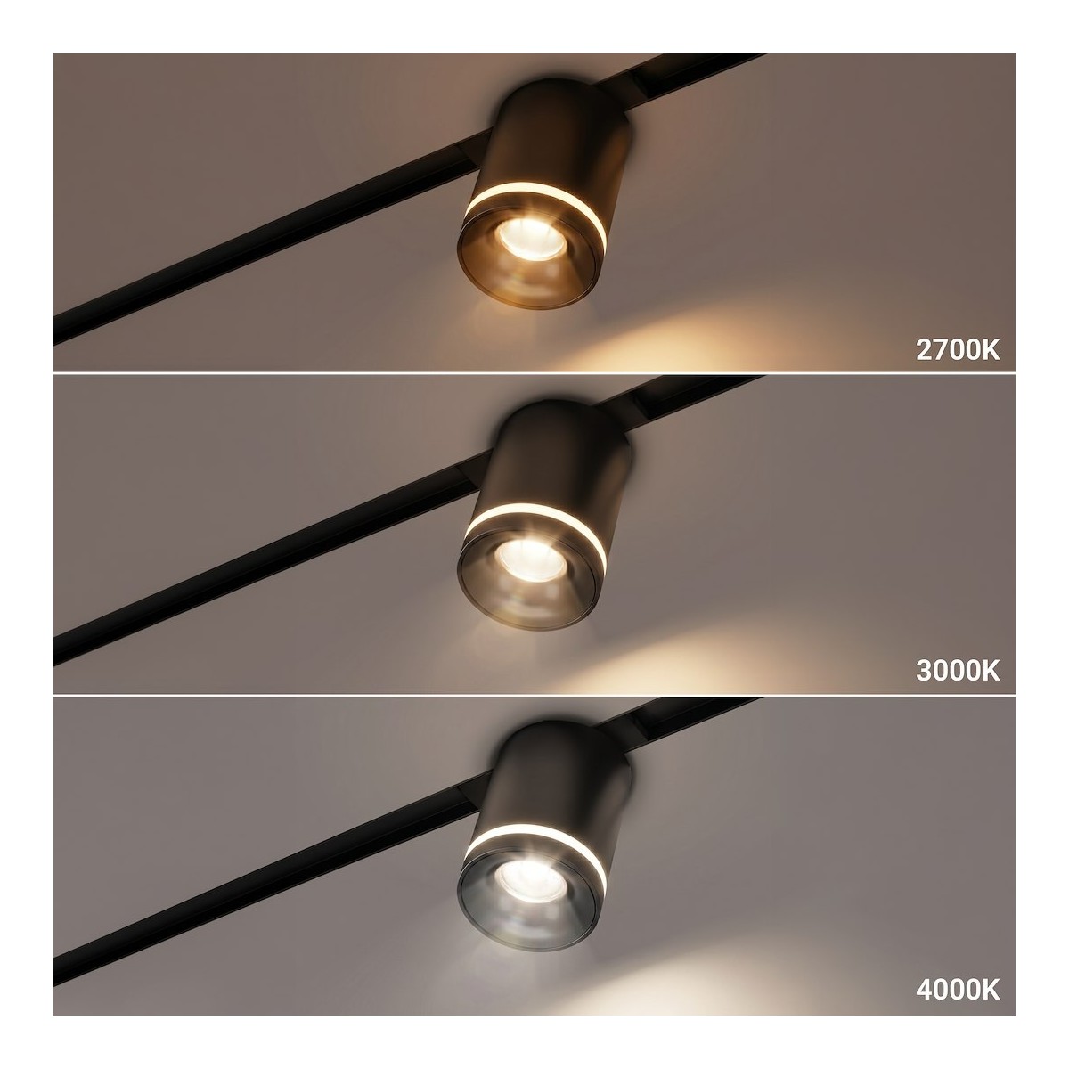 Magnetic Track 10mm Downlight 6W CCT 48V