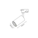 Track Spot Pipe Czarny 1xGU10