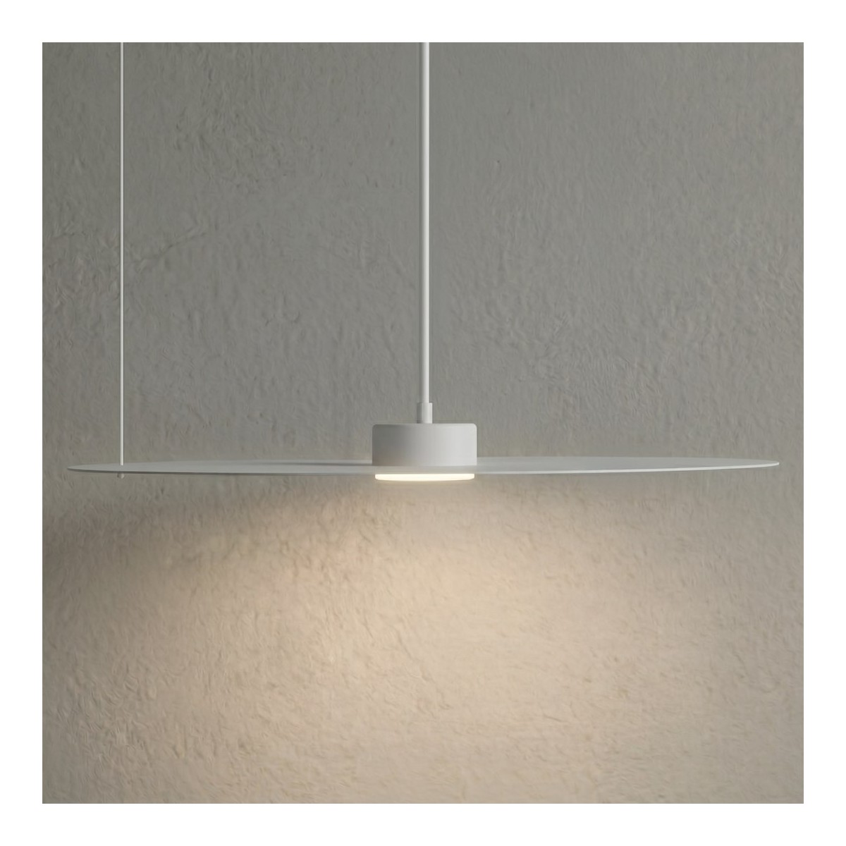 Lampa wisząca PIATTO Biała 1xGX53 fi 550mm