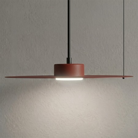 Lampa wisząca PIATTO Burgund 1xGX53 fi 350mm