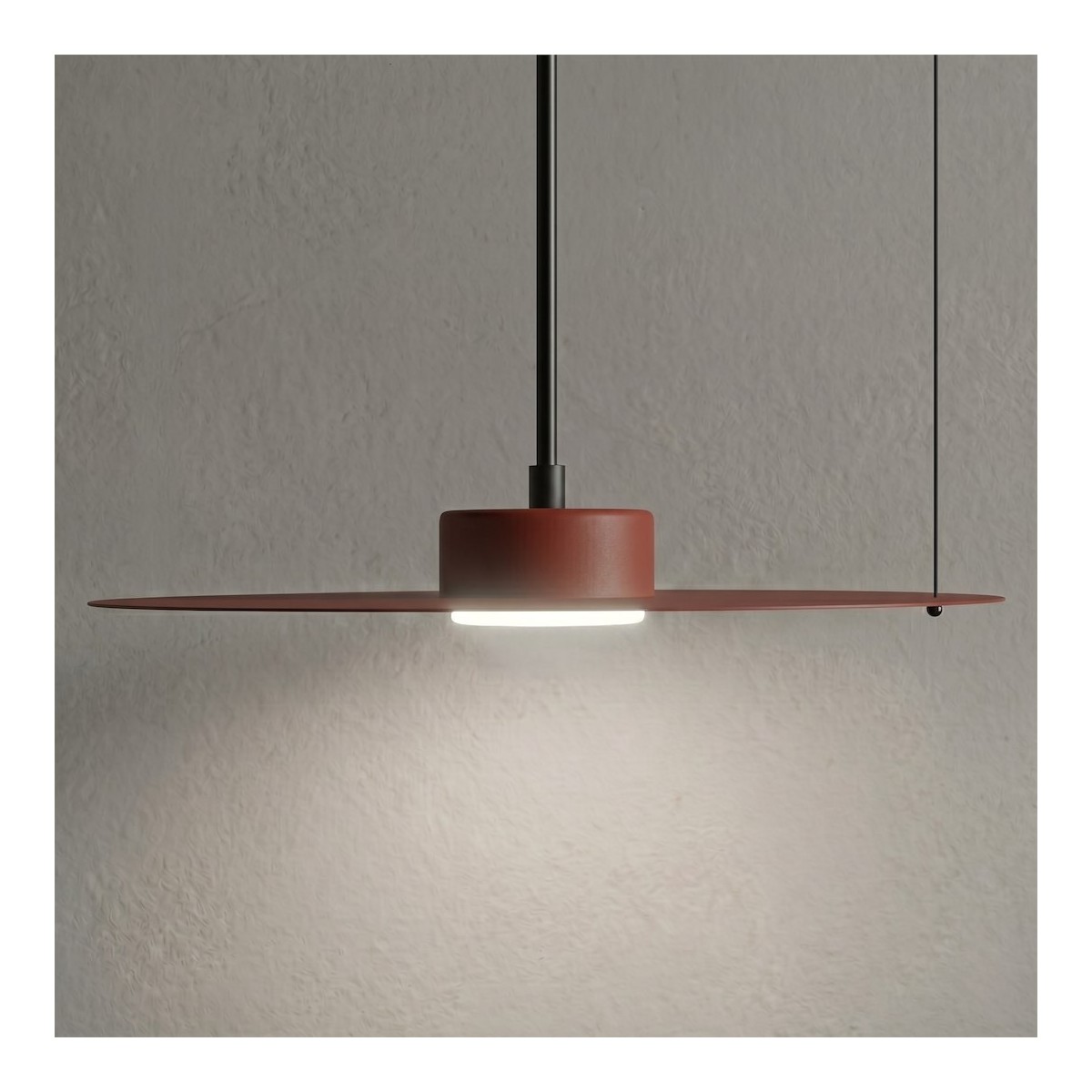 Lampa wisząca PIATTO Burgund 1xGX53 fi 350mm