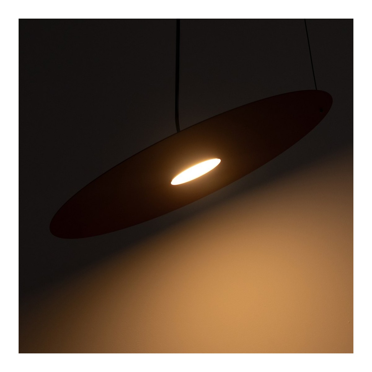 Lampa wisząca PIATTO Burgund 1xGX53 fi 450mm