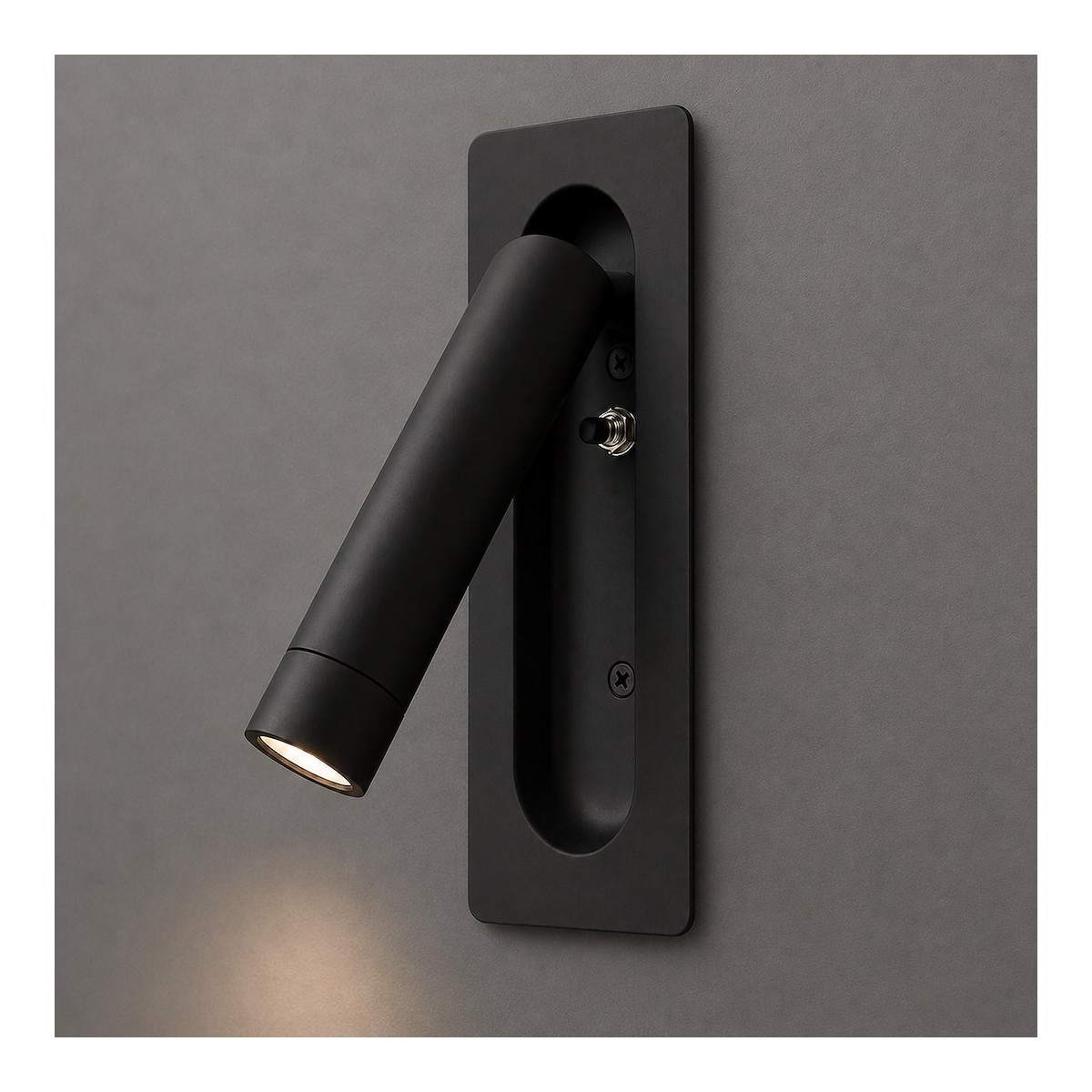 Kinkiet podtynkowy Inn 3W LED 3000K Czarny