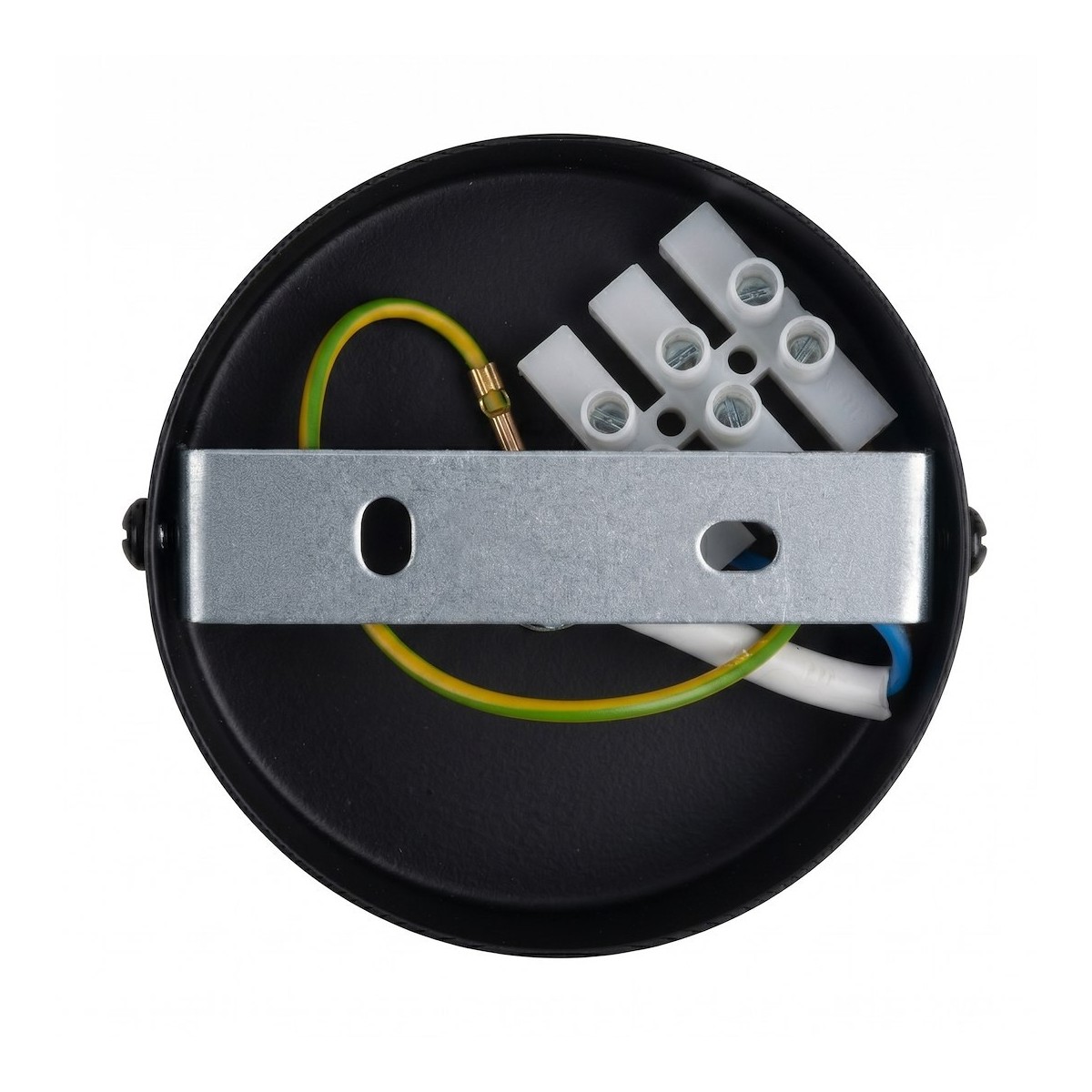 Lampa wisząca PIATTO Czarna 1xGX53 fi 350mm