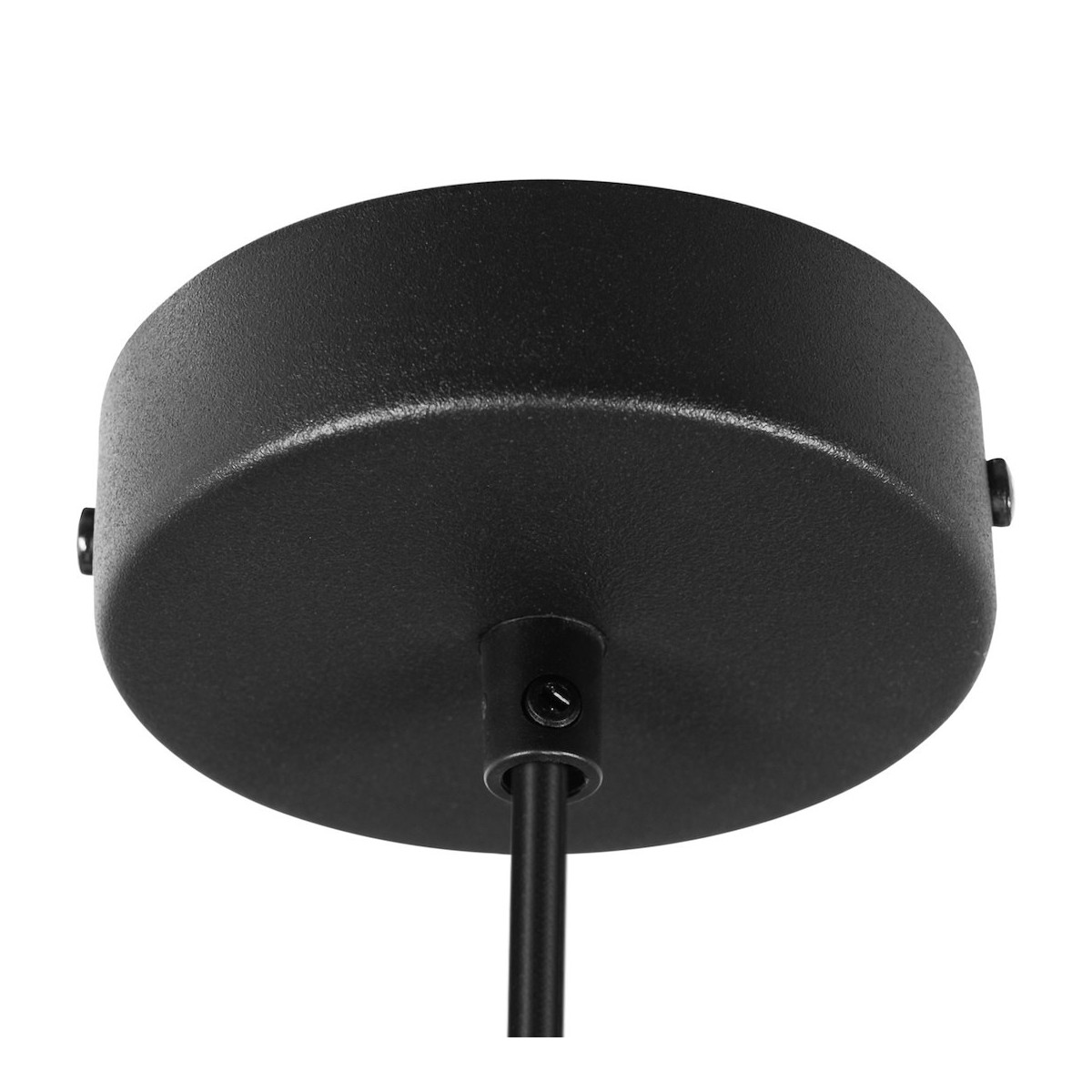 Lampa wisząca PIATTO Czarna 1xGX53 fi 350mm