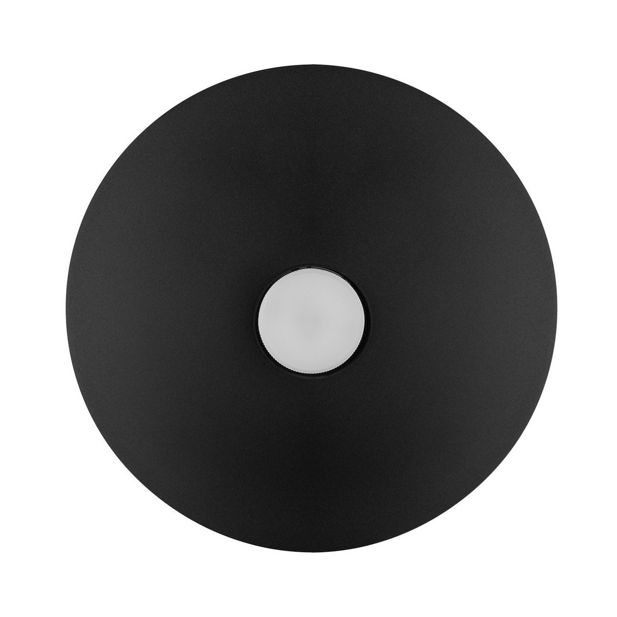 Lampa wisząca PIATTO Czarna 1xGX53 fi 350mm