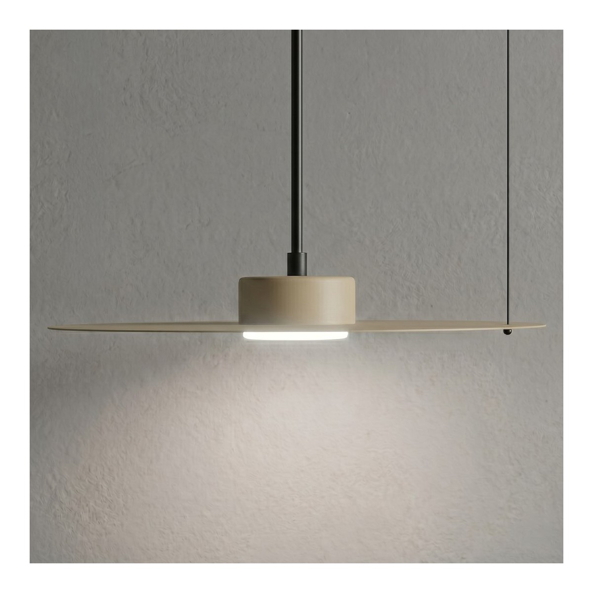 Lampa wisząca PIATTO Taupe 1xGX53 fi 350mm