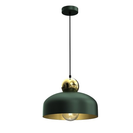 Lampa Wisząca HARALD GOLD-GREEN 1xE27
