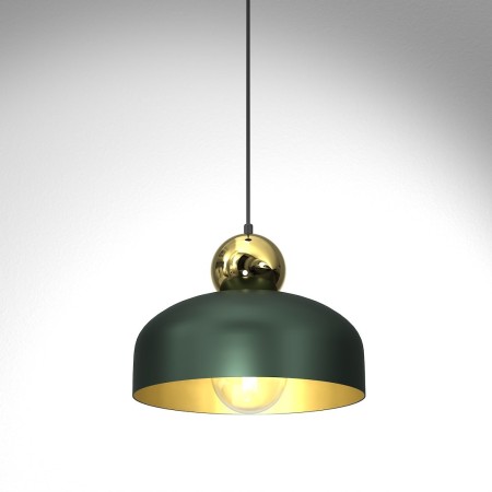 Lampa Wisząca HARALD GOLD-GREEN 1xE27