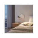 Lampa nocna z półką Shelf Led 4W+5W+2W prawa Biały