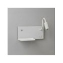Lampa nocna z półką Shelf Led 4W+5W+2W prawa Biały