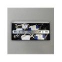 Lampa nocna z półką Shelf Led 4W+5W+2W prawa Czarny