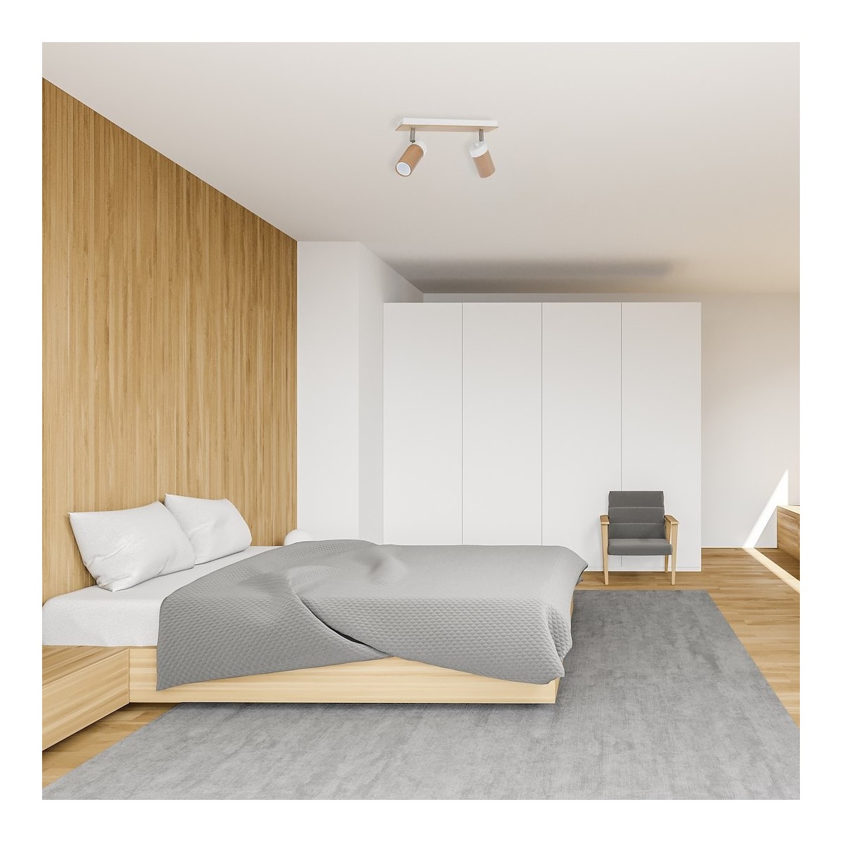 Lampa sufitowa Baron 2xGU10 Biały