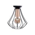 Lampa sufitowa WILL BLACK 1xE27