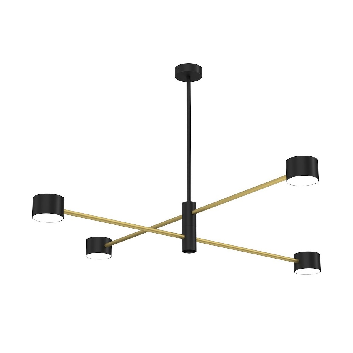 Lampa sufitowa CROSS GOLD 4xGX53