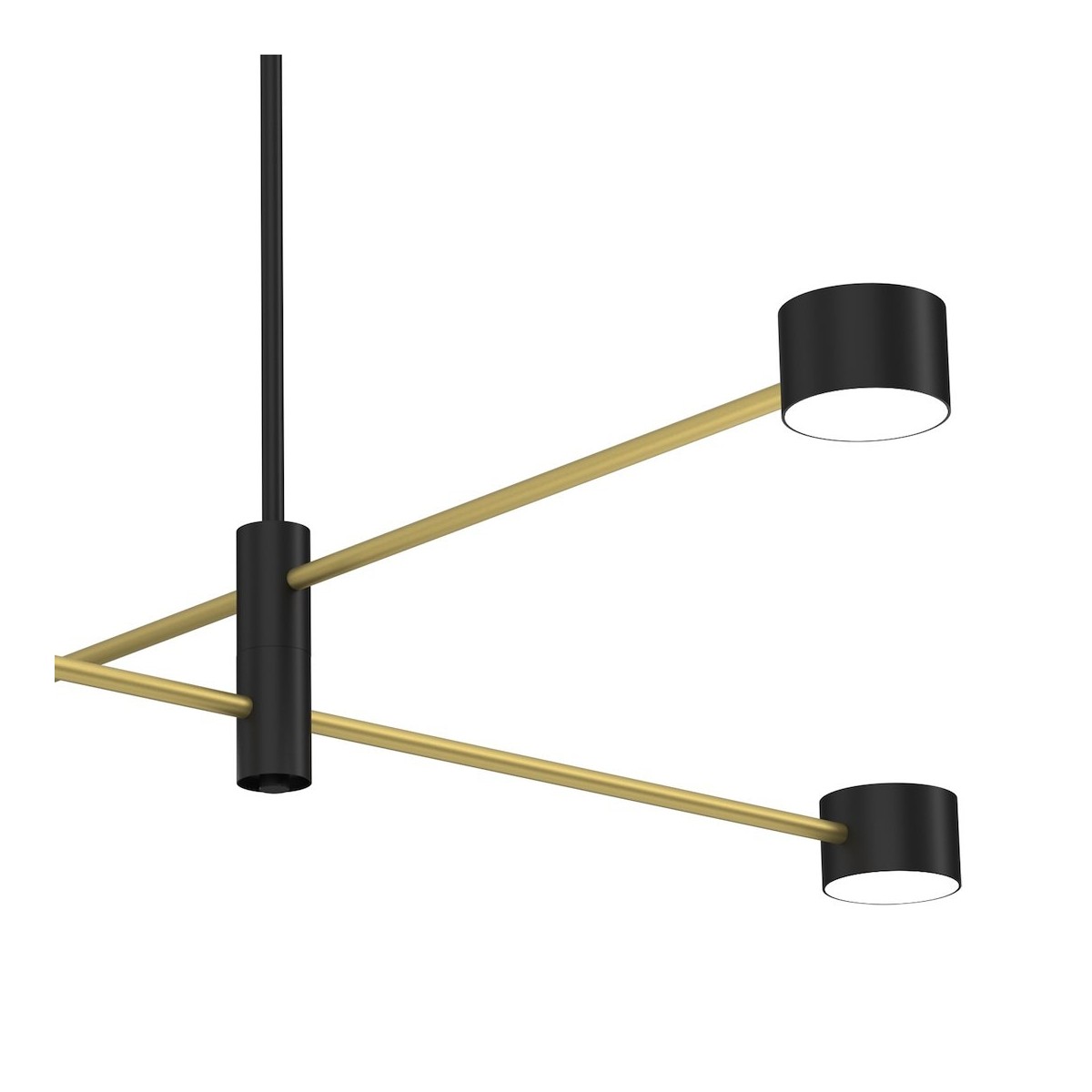 Lampa sufitowa CROSS GOLD 4xGX53