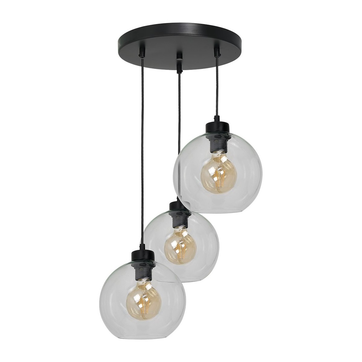 Lampa wisząca SOFIA CLEAR 3xE27