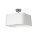 Lampa podsufitowa Napoli 1xE27 Biały - Chrom