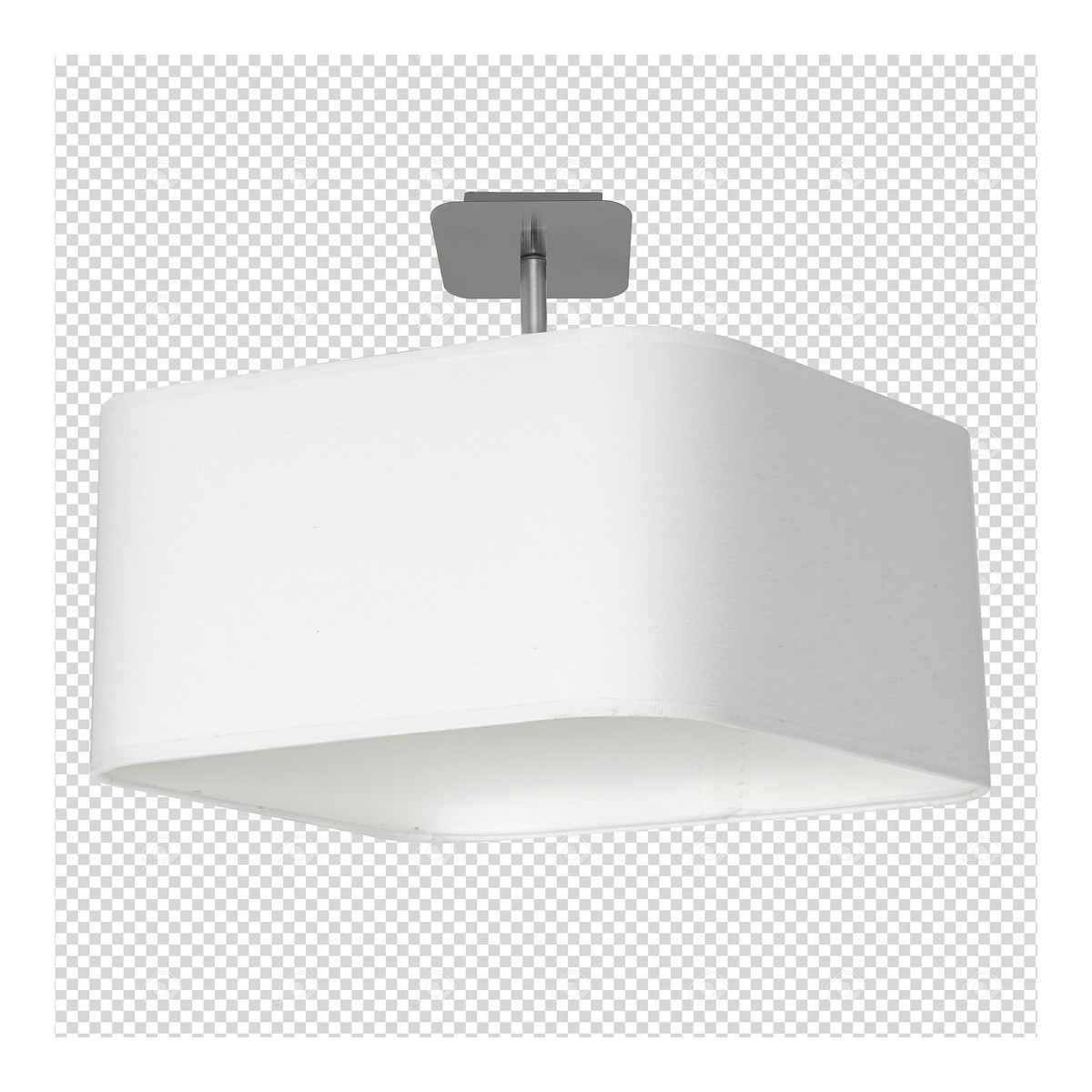 Lampa podsufitowa Napoli 1xE27 Biały - Chrom