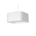 Lampa wisząca Napoli Biały - Chrom 1xE27