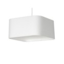 Lampa wisząca Napoli Biały - Chrom 1xE27