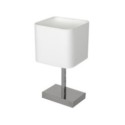 Lampka stołowa Napoli Biały - Chrom 1xE27