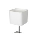 Lampka stołowa Napoli Biały - Chrom 1xE27