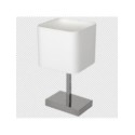 Lampka stołowa Napoli Biały - Chrom 1xE27