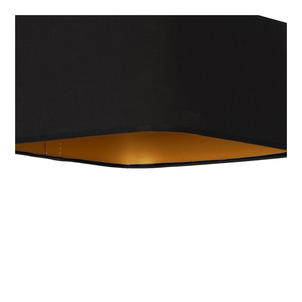 Lampa podsufitowa NAPOLI BLACK-GOLD 1xE27