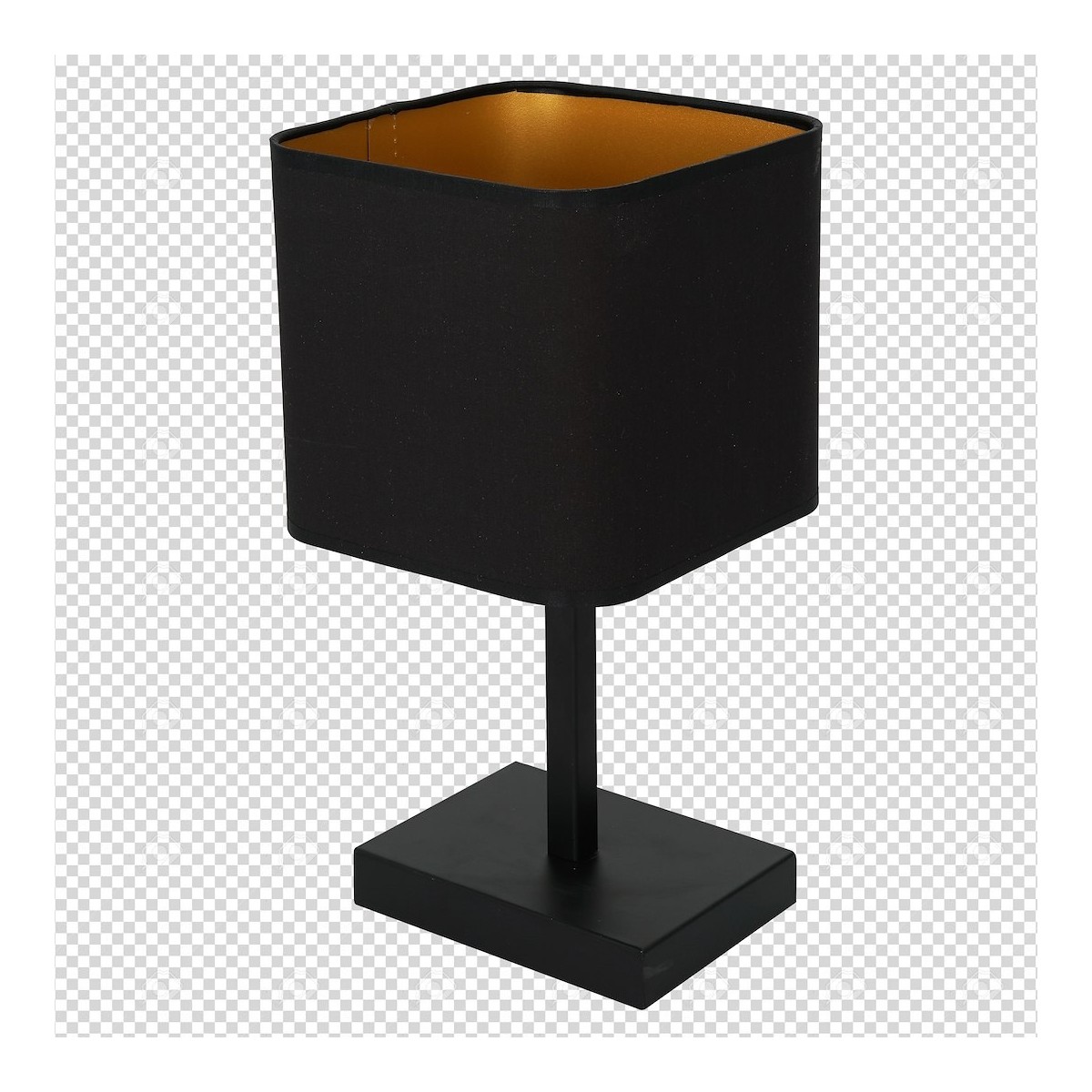 Lampka stołowa NAPOLI BLACK-GOLD 1xE27