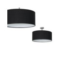 Lampa podsufitowa CASINO BLACK-CHROME 1xE27