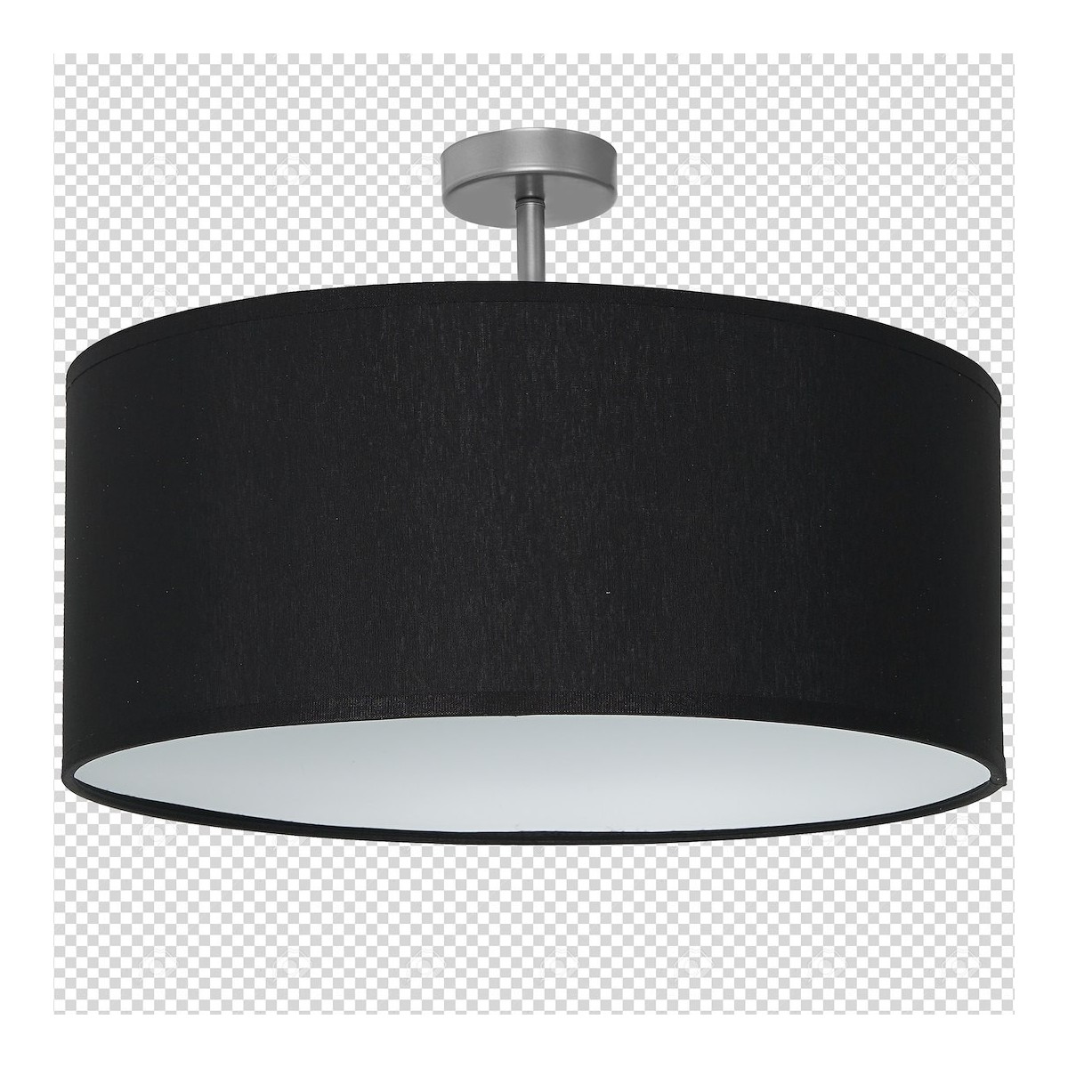 Lampa podsufitowa CASINO BLACK-CHROME 1xE27